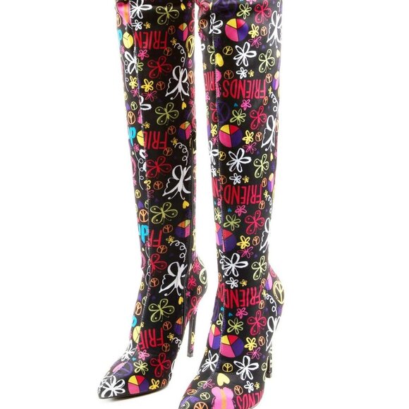 MEMORIES OF SOFIA THIGH HIGH HEEL BOOT ( BRAND NEW !!! ) - Picture 1 of 6